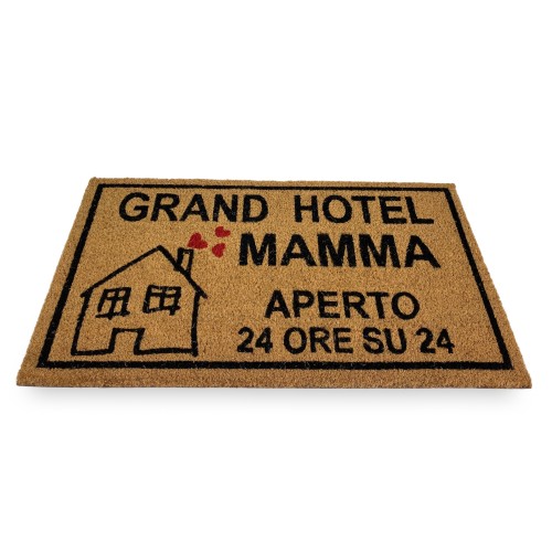 Fußmatte aus natürlicher Kokosnuss GRAND HOTEL MAMMA