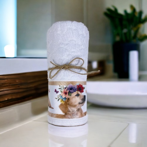 DOG TOWEL SET Spirits in Pure Cotton Made in Italy