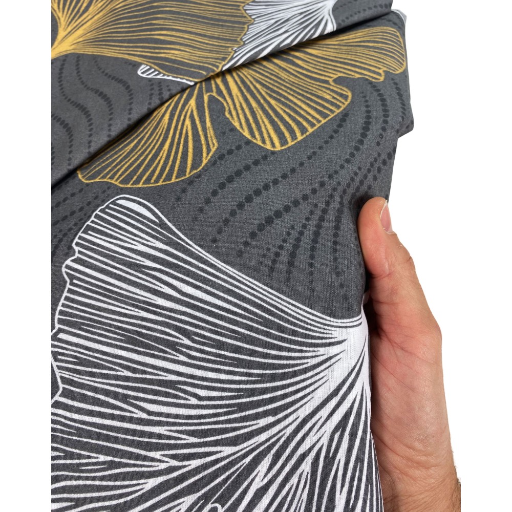 Funda nórdica PETALI Gold de puro algodón made in Italy