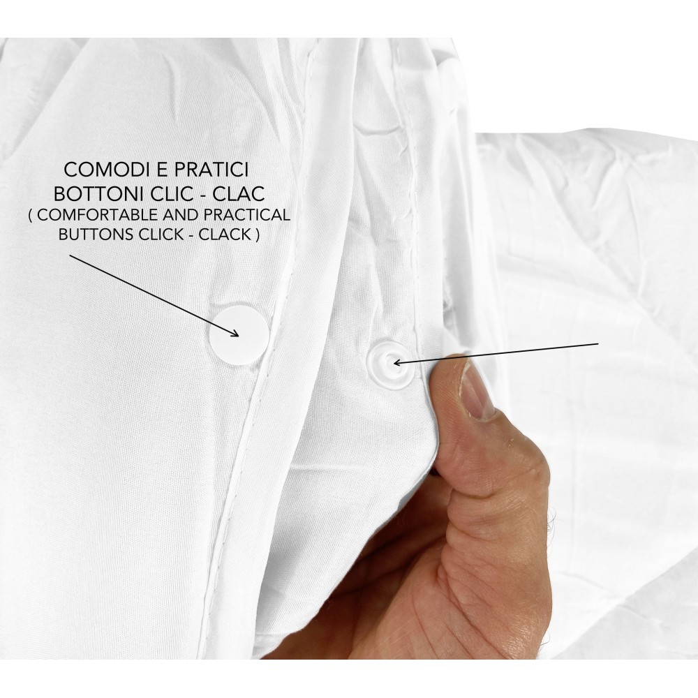 PIUMINO Letto ANALLERGICO Quattro 4 Stagioni Soffice e Morbido Number Four