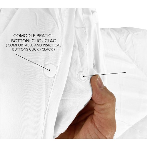 PIUMINO Letto ANALLERGICO Quattro 4 Stagioni Soffice e Morbido Number Four