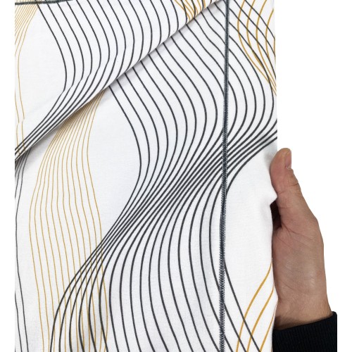 COMPLETO lenzuolo Invernale Felpate in FLANELLA Anti-Pilling CURVE Oro in Puro Cotone