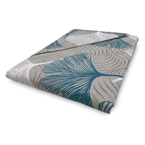 Completo Lenzuola Invernale Flanella Petali Verde - Cotone Felpato Anti-Pilling - Made in Italy