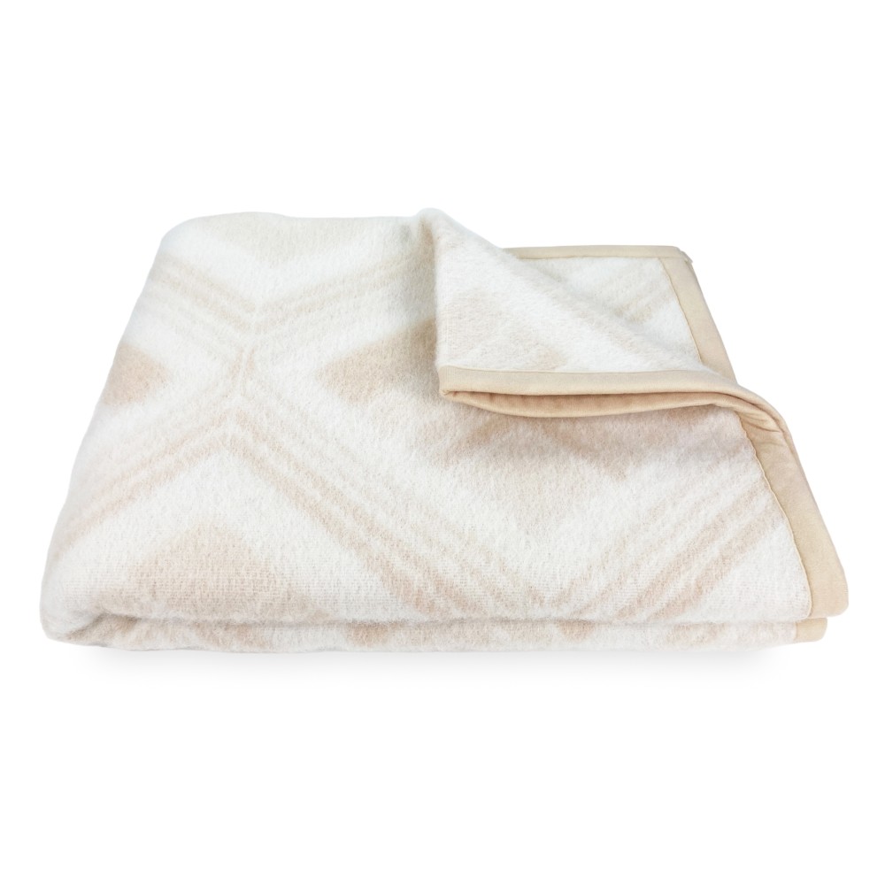 COUVERTURE CARRÉE pour enfants en véritable pure laine pour lit bébé doux et chaud de couleur naturelle