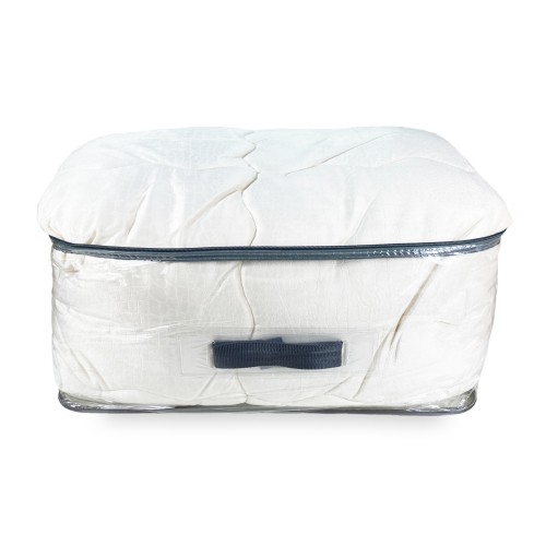 QUILT Edredón nórdico de suave terciopelo MARFIL efecto pluma 2 cuadrados doble ELISIR jacquard