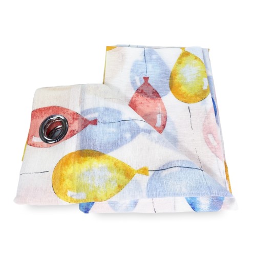 TENDA Cameretta Moderna PALLONCINI cm. 140X290 confezionata