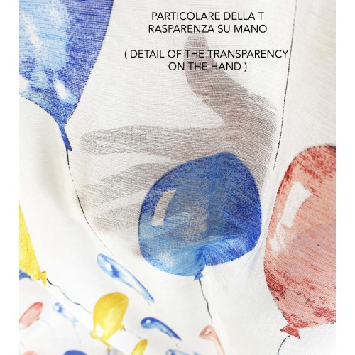 TENDA Cameretta Moderna PALLONCINI cm. 140X290 confezionata
