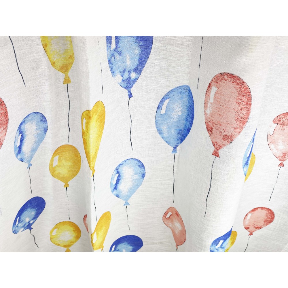 RIDEAU Chambre d’enfant moderne BALLONS cm. 140X290 emballé