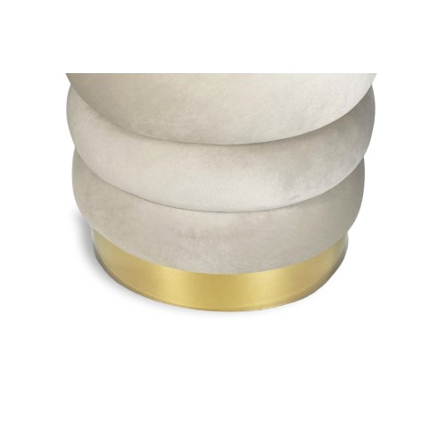 TERCIOPELO acolchado reposapiés acolchado de terciopelo macizo POUF