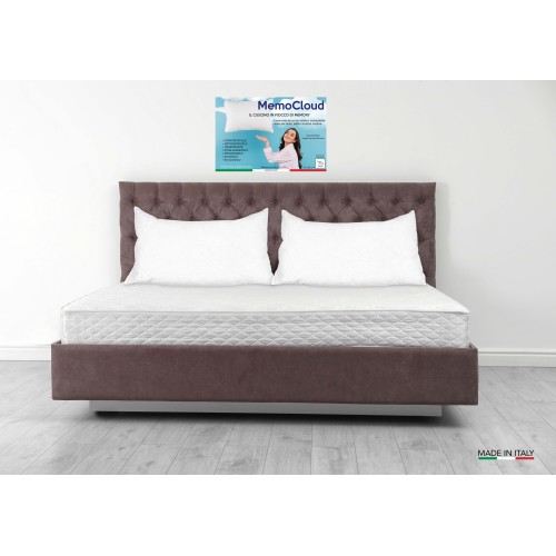 GUANCIALE cuscino FIOCCO Di memory MemoCloud Made in Italy