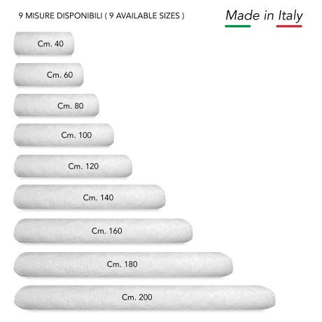 cuscino cilindrico alla francese, cuscino a tubo