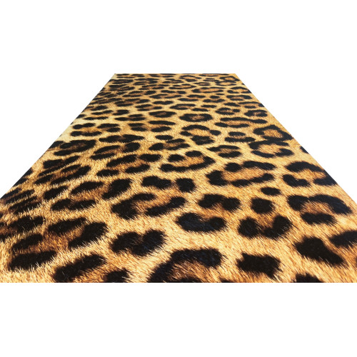 RUG Küchenläufer Rutschfester Leopard gefleckter Läufer Made in Italy