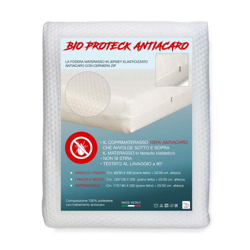 Matratzenbezug JERSEY stretch ANTI-MITE mit ZIP ZIP