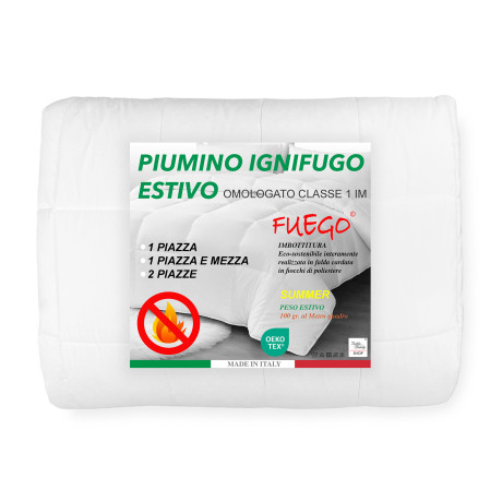 piumino ignifugo versione estiva leggera