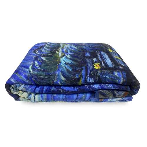 Gesteppte Tagesdecke Van Gogh Blau Double Paintings