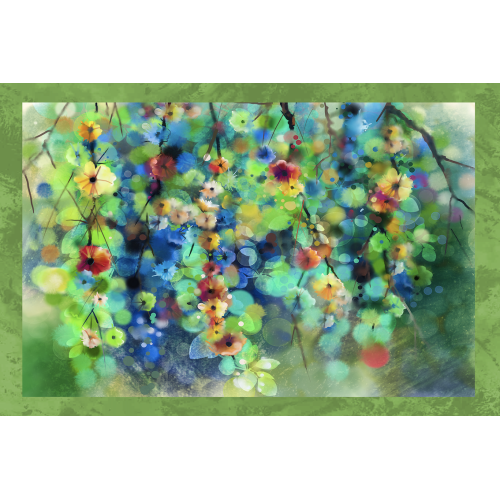 SET 6 STÜCK Geschirrtuch QUADRI D'AUTORE aus reiner Baumwolle, bedruckt in HIGH definition Größe MAXI