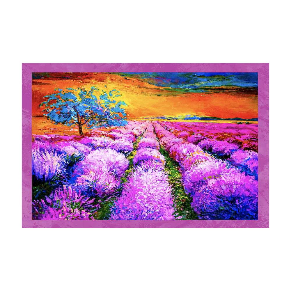 SET 6 PEZZI Strofinaccio QUADRI D'AUTORE in puro cotone stampato in ALTA definizione misura MAXI