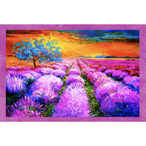 SET 6 PIEZAS Paño de cocina QUADRI D'AUTORE en puro algodón estampado en ALTA definición tamaño MAXI