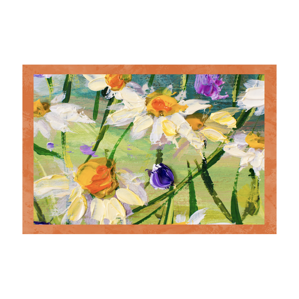 SET 6 PIECES Tea towel QUADRI D'AUTORE in pure cotton printed in HIGH definition size MAXI