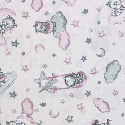 SAC DE MATERNELLE Pierino taille LARGE MAXI cm. 45 x 60 chaton dessin