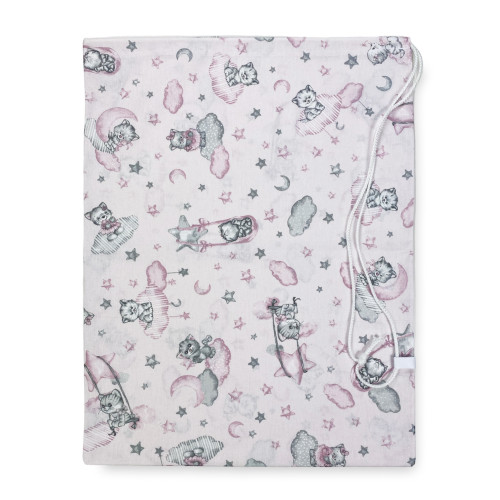 SAC DE MATERNELLE Pierino taille LARGE MAXI cm. 45 x 60 chaton dessin
