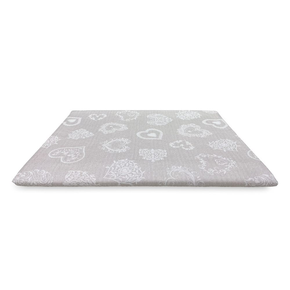 COPRITUTTO Copritutto Gran Foulard BEDSHELL Funda de sofá FABRIC HEART Blanco