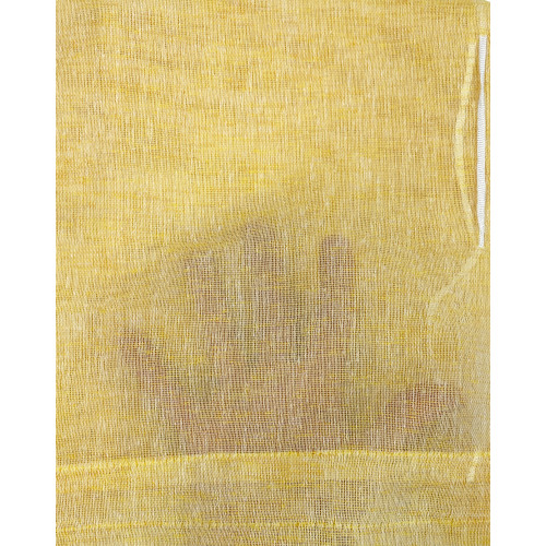 PAIRE DE RIDEAUX SISSI AVEC VERRE MODERNE 70 cm de large Réglable avec cordon JAUNE