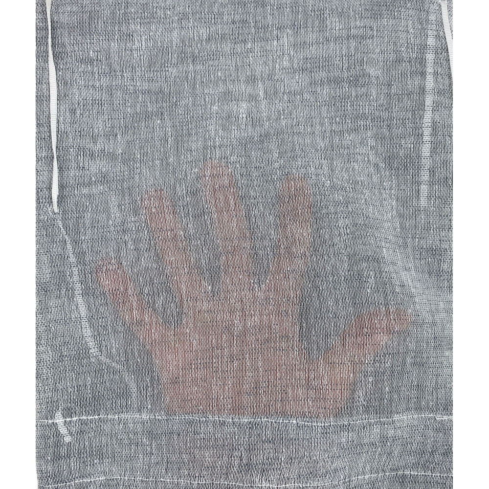 PAR DE CORTINA SISSI MODERN GLASS cm 70 de ancho Cordón ajustable GRIS