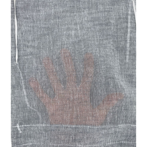 PAIRE DE RIDEAUX SISSI MODERN GLASS de 70 cm de large Ajustable avec cordon GRIS