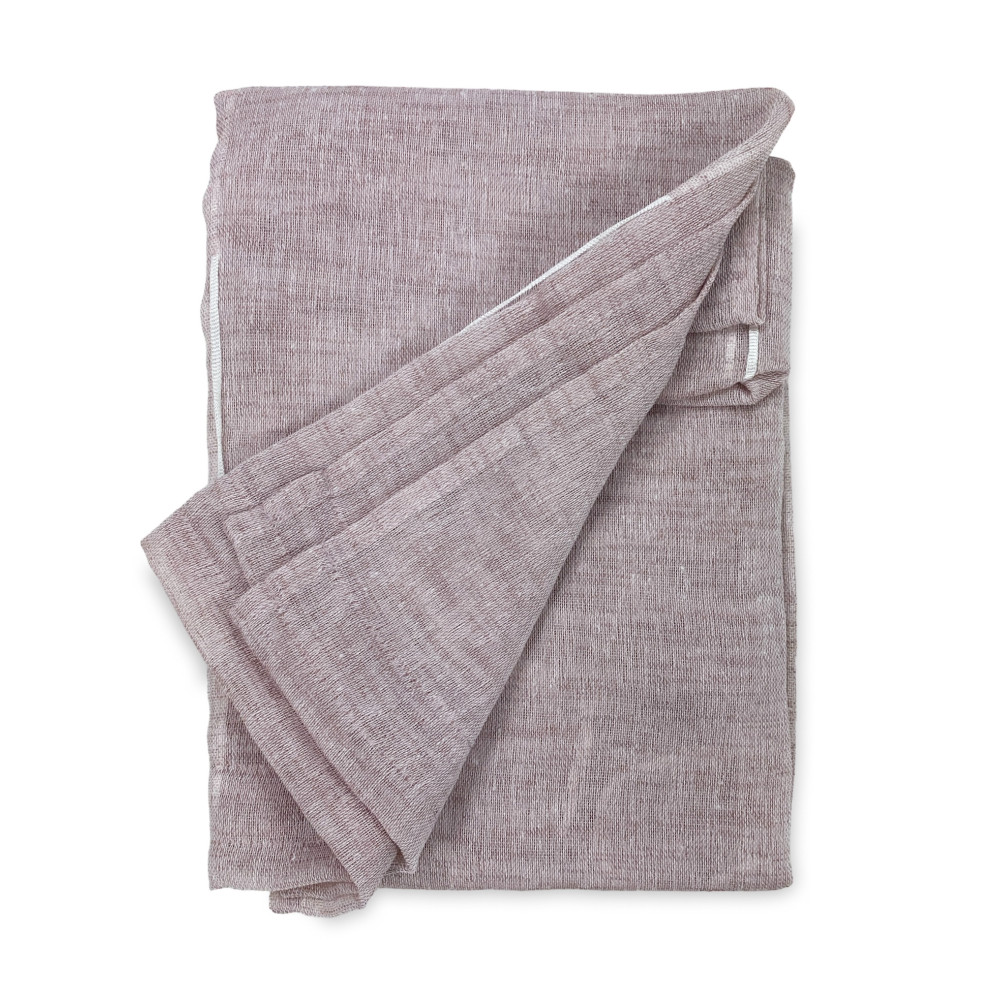 PAIR OF MODERN GLASS SISSI curtain cm 70 wide Adjustable with PINK Cord