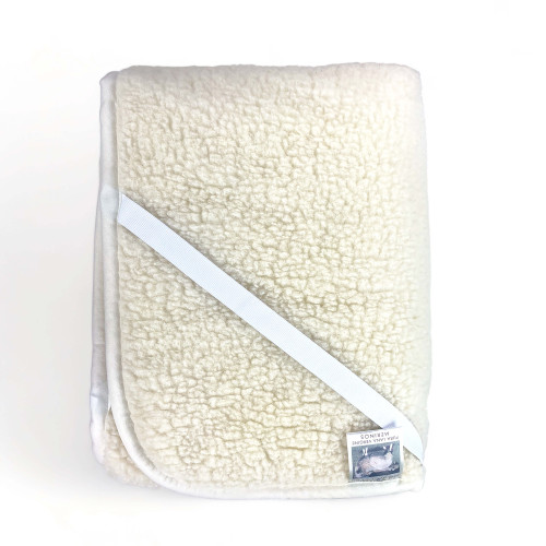 MARY MATTRESS TOPPER in real MERINO WOOL 1000 gr. in 11 different sizes
