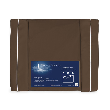 Feuille de microfibre marron