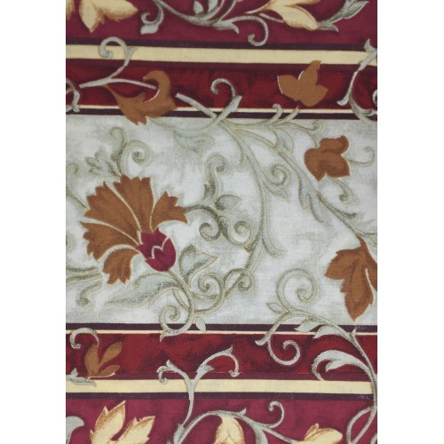 TELO ARREDO COPRITUTTO GRAN FOULARD COPRILETTO COPRIDIVANO  TESSUTO EDERA BORDEAUX