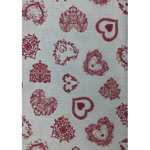 TELO ARREDO COPRITUTTO GRAN FOULARD COPRILETTO COPRIDIVANO  TESSUTO CUORE ROSSO