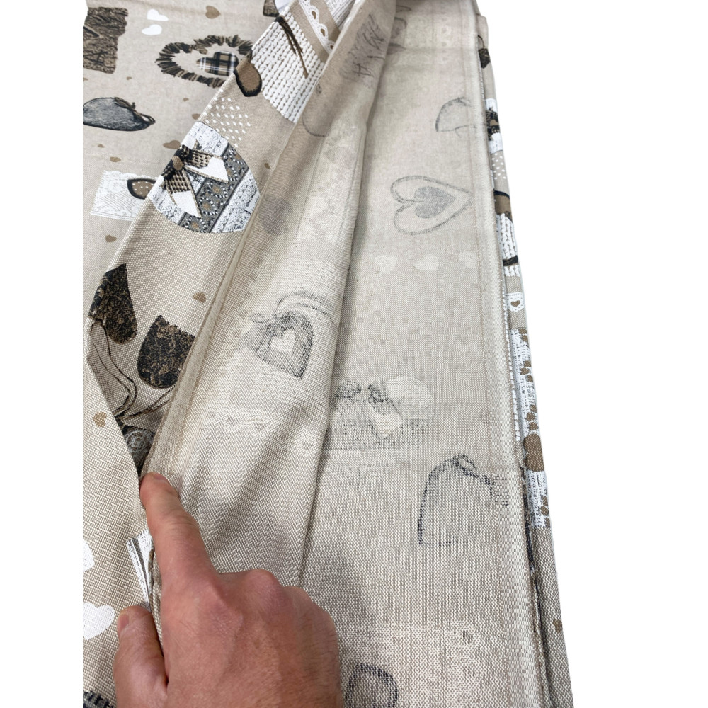 TELO ARREDO Copritutto GRAN FOULARD Copriletto COPRIDIVANO Tessuto MIROS HOLLY BEIGE