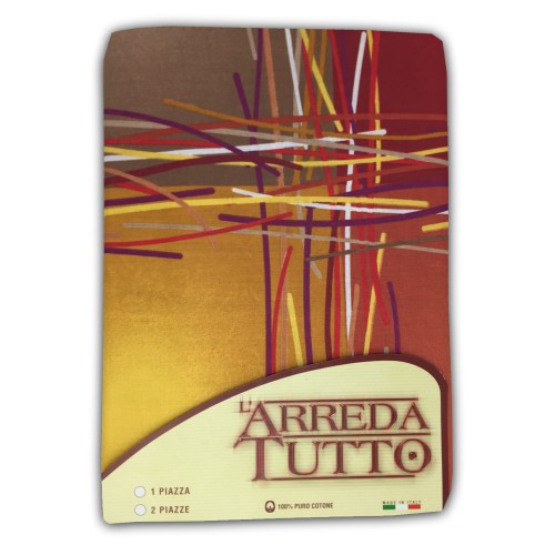 TISSU MEUBLES COPRITUTTO GRANDE ÉCHARPE COUVRE-LIT Couverture de canapé TISSU KIOTO ORANGE