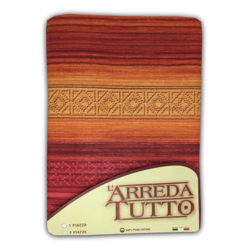 TOWEL TOWEL COPRITUTTO GRAN SCARF BEDSPREAD SOFA COVER FABRIC INCAS BORDEAUX