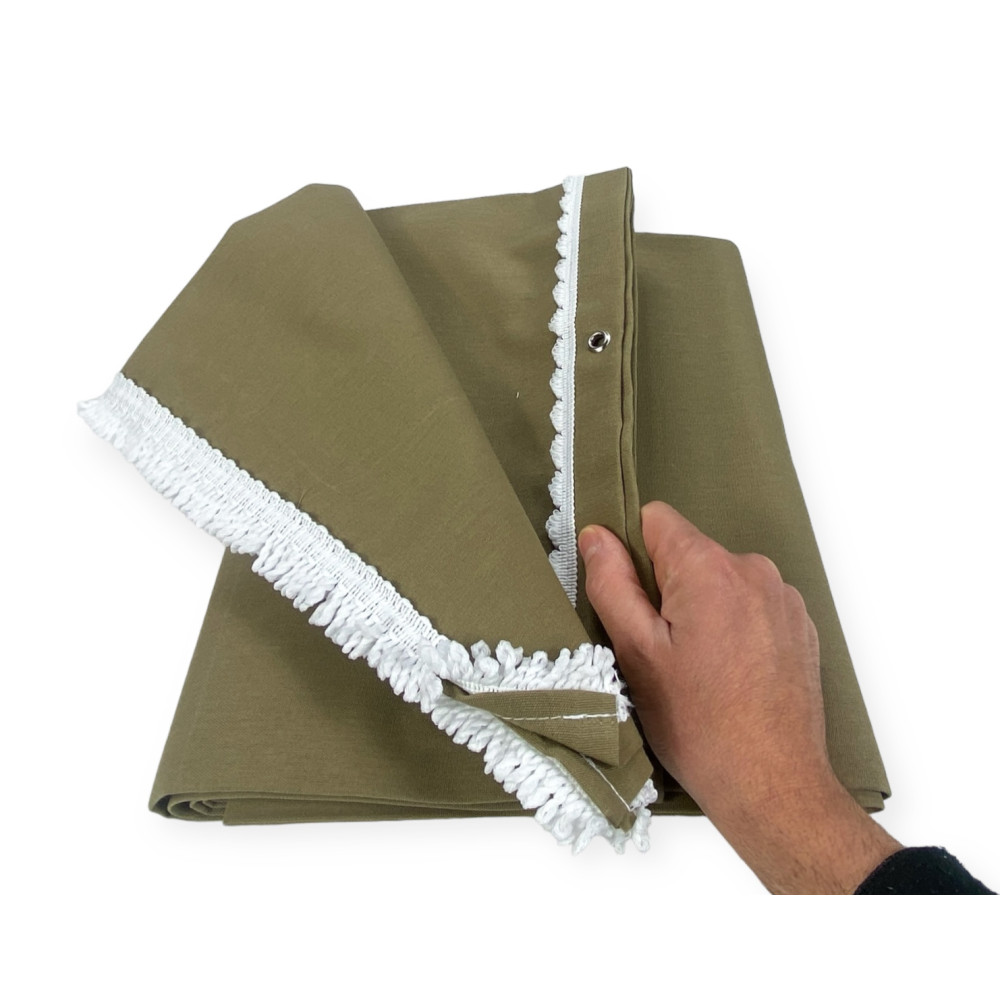 TOLDO EXTERIOR JARDÍN BALCÓN HABANA ACRÍLICO LISO FABRICADO EN 6 TAMAÑOS