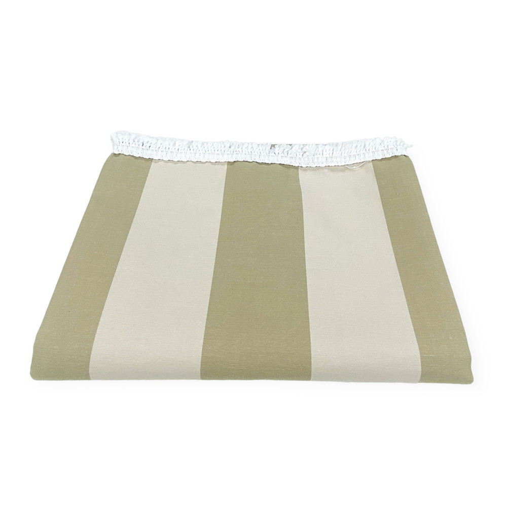 TOLDO DE EXTERIOR BALCÓN DE JARDÍN RAYA BEIGE en Acrílico EMPAQUETADO en 6 tamaños