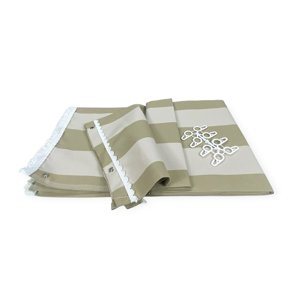 TAUD DE SOLEIL EXTÉRIEUR BALCON DE JARDIN RIGA PARI BEIGE en acrylique EMBALLÉ en 6 tailles