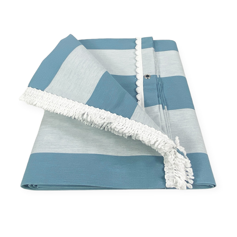 OUTDOOR AWNING GARDEN BALCONY RIGA PARI AZZURRO in Acrylic PACKAGED in 6 Sizes