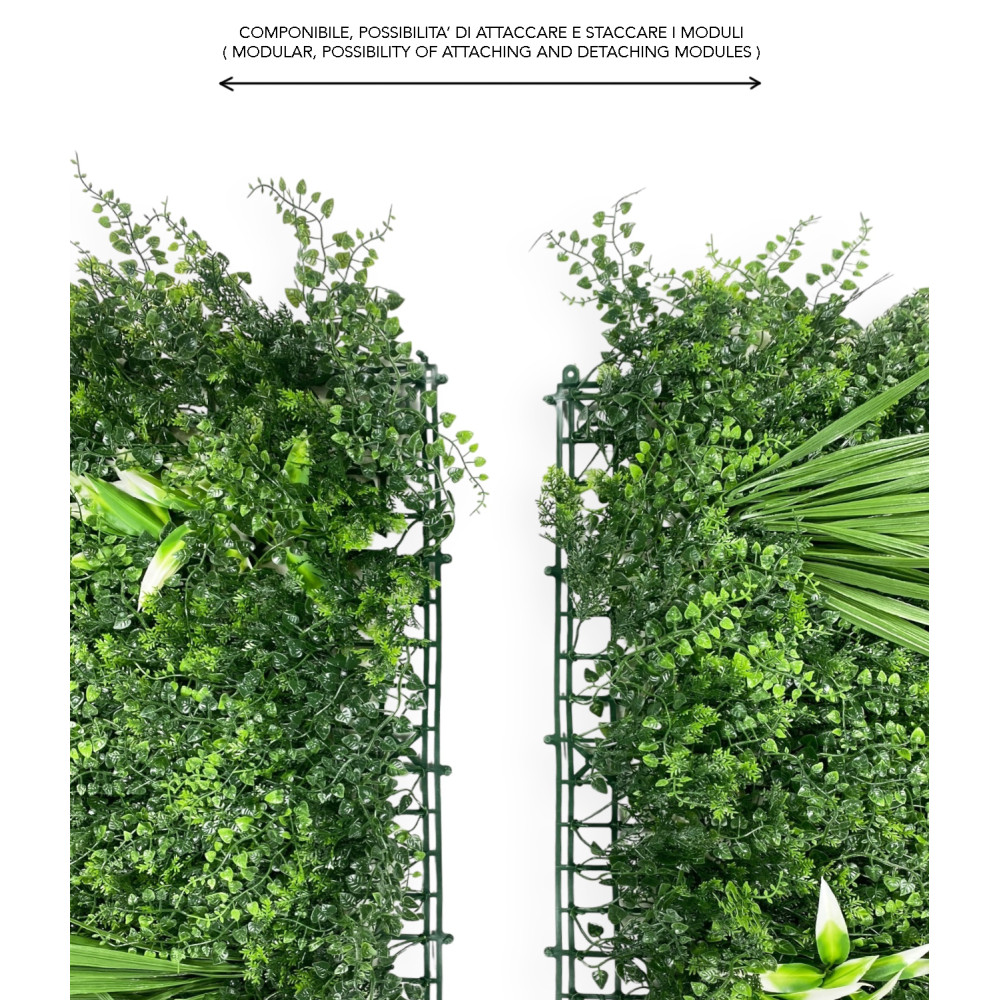 Decorative Artificial Faux Wall Hedge with Leaves for Walls and Balconies Ornamental for Indoor and Outdoor Bolivia