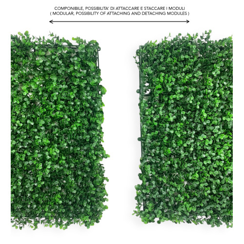 Decorative Artificial Faux Wall Hedge with Leaves for Walls and Balconies Ornamental for Indoor and Outdoor Chile