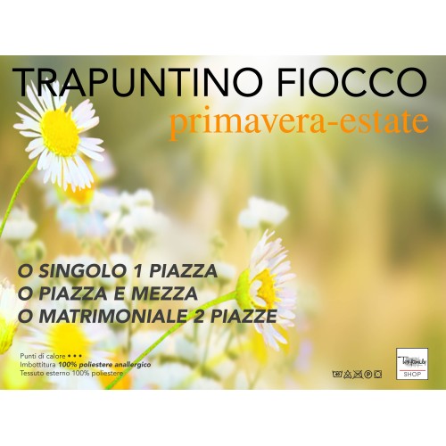 COPRILETTO Trapuntato FIOCCO © PUNTINATO Beige Made in Italy