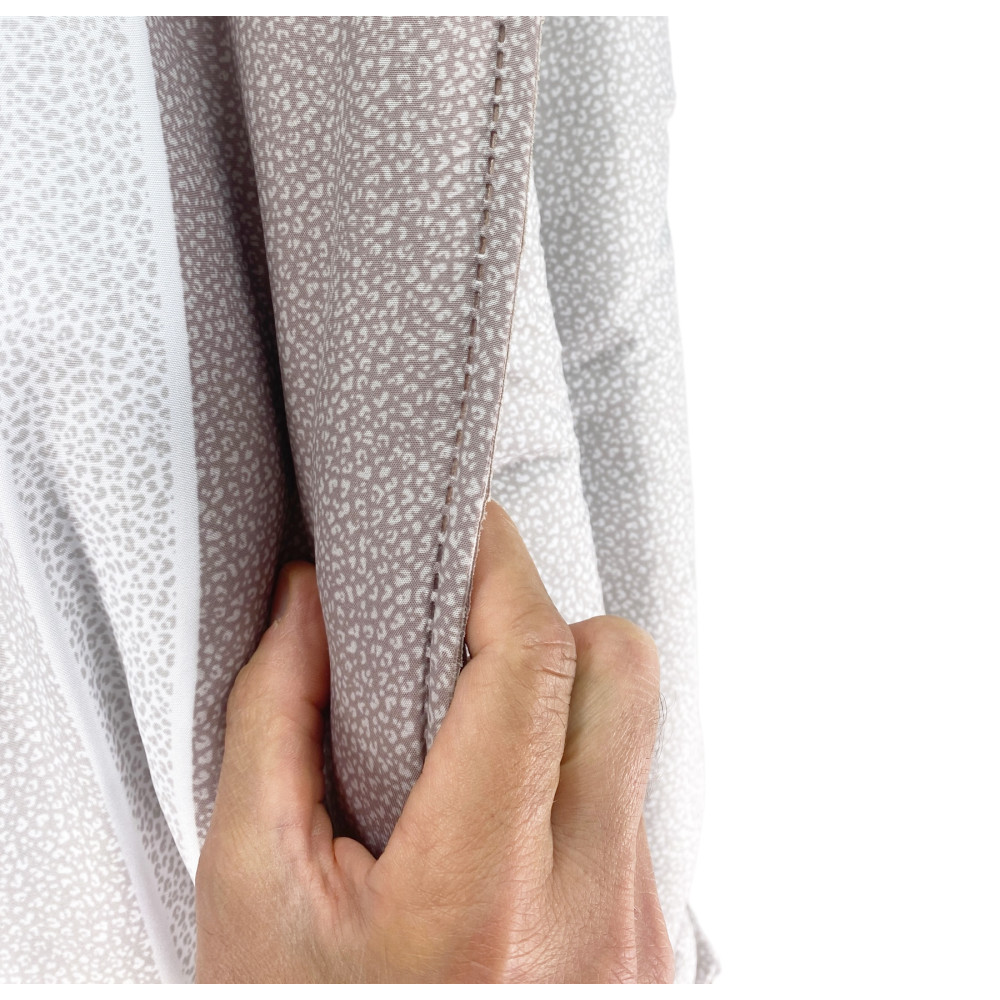 COPRILETTO Trapuntato FIOCCO © PUNTINATO Beige Made in Italy