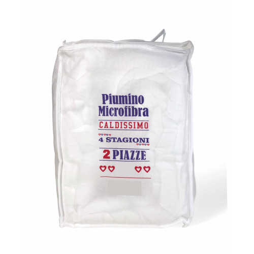 PIUMINO Letto ANALLERGICO Quattro 4 Stagioni Soffice e Morbido Number Four