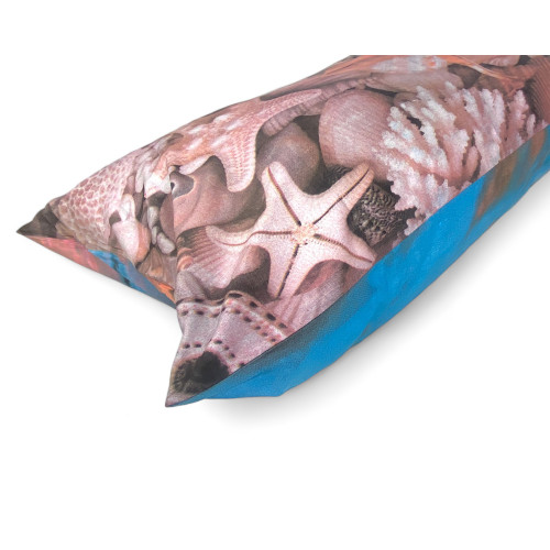 SET BEDSPREAD SHEET digital print BEACH and SEA bedspread with 2 DOUBLE KEEP bag