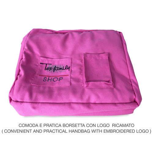 Peignoir technique PODDY en microfibre FUCHSIA