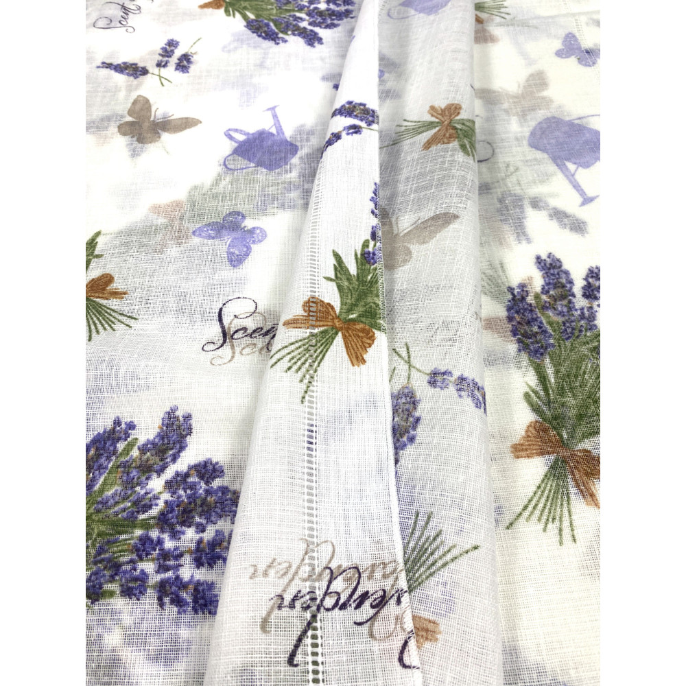 Paire de RIDEAUX en verre LAVENDER cm de large. 60 de Fenêtre et porte