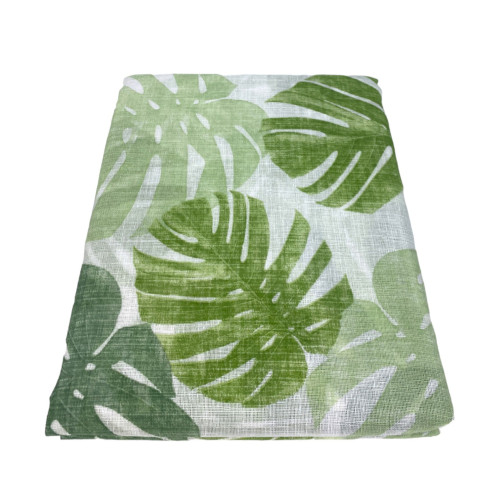 Par de cortinas de cristal GREEN LEAF cm. 60 de la ventana y la puerta